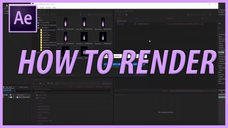 adobe media encoder for after effects