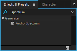 efek spektrum audio