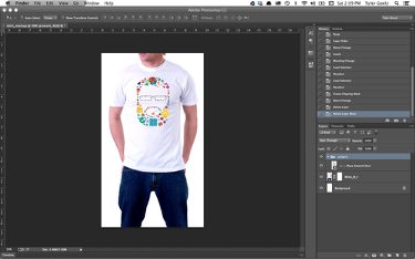 ukuran desain baju di photoshop