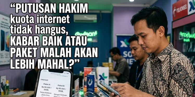 Perbandingan harga diperlukan agar kebijakan kuota internet tidak hangus benar-benar menguntungkan konsumen.