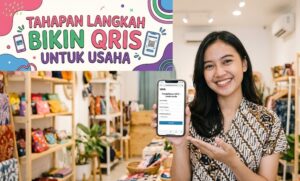 Panduan langkah demi langkah mempraktekkan cara membuat QRIS untuk usaha melalui ponsel pintar agar transaksi jualan makin lancar.